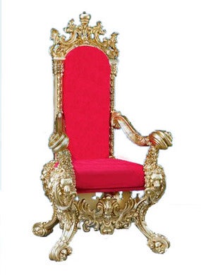 Thron - Stuhl - Weihnachtlich - Weihnachten - Sitz - Barock - Sessel - Weihnachtsthron