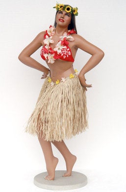 Hawaiianische Figur, Hawaii Girl, Tänzerin, Hula Hup – 2