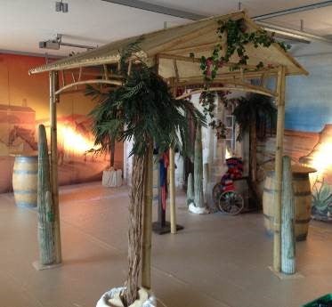 Bambushaus, Bambushütte, Strandhütte, Strandhaus, Hütte, Bambus
