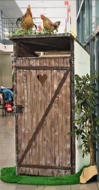 Klohäuschen, Holzhaus, Toilette, Klo, Alpen, Alpenlannd