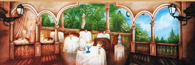 Spanisches Restaurant - Kulisse, Spanien, Restaurantkulisse, Speisesaal – 2