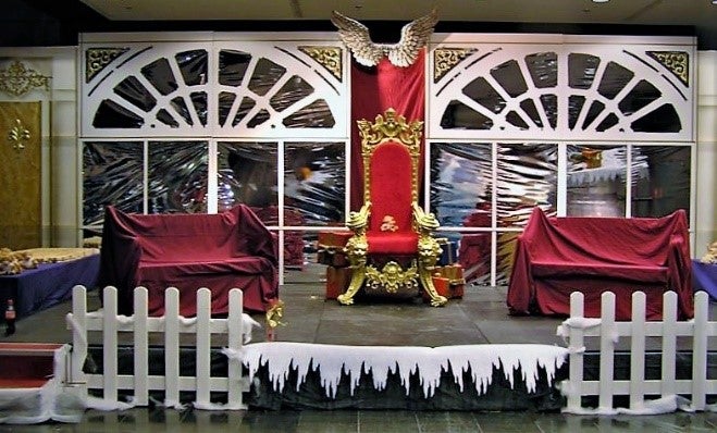 Thron - Stuhl - Weihnachtlich - Weihnachten - Sitz - Barock - Sessel - Weihnachtsthron – 4