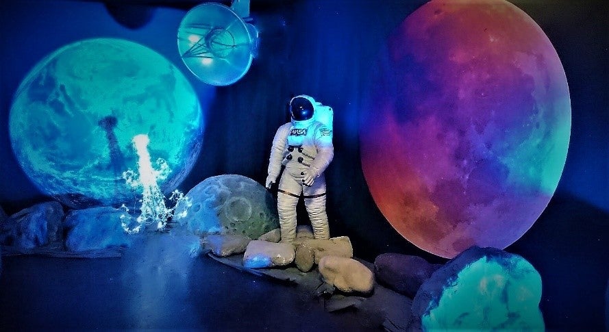 Figur Astronaut - Weltraum - Weltall - All - Galaxie - Dekoration - Event – 3