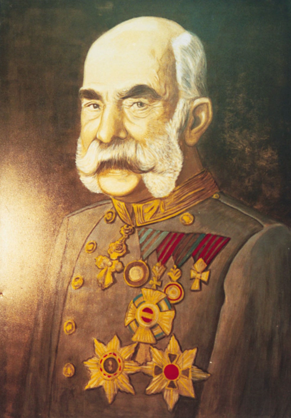 Österreich Kaiser Franz Kulisse, Austria, Portrait