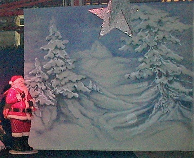 Weihnachten - Kulisse, Alpenland, Weihnachten, Schnee, Schneelandschaft – 2