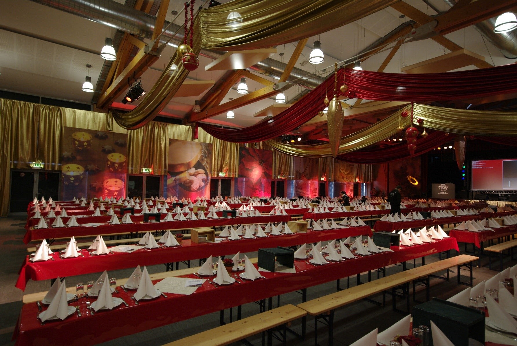 Weihnachten, Weihnachtsstoffe, Deckenkaschierung, Weihnachten - Stoffe , Event - Dekoration - Kaschierung – 2