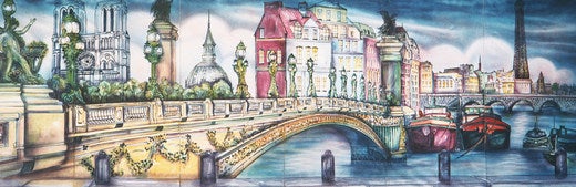 Frankreich - Saine Ufer Kulisse, Saine, Fluss, Ufer, Paris – 2