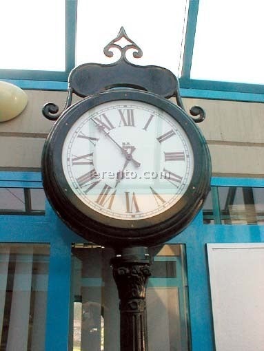 Standuhr, Uhr, Gussuhr, Stadtuhr, Marktplatzuhr – 2