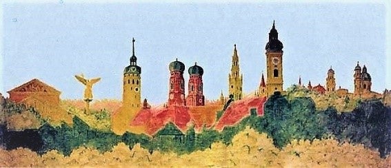 München - Kulisse - Dekoration - Über den Dächern von München – 2