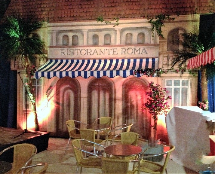 Restaurant - Kulisse, Italien, Hausfront, Hausfassade, 2D – 2
