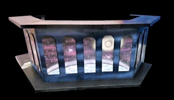 Weltraum Theke - Bar - Space, Weltall - All - Galaxie - Dekoration - Event - Comander Stand