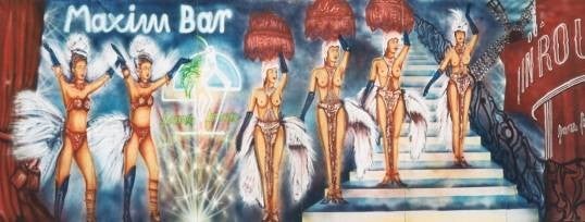 Maxim Bar Kulisse, Tänzerinnen, Frankreich, Paris, Moulin Rouge – 3