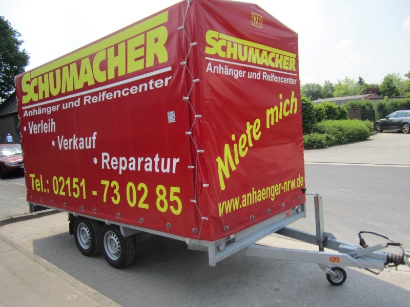 Planen Anhänger / Umzugsanhänger / PKW Anhänger, 2700 kg – 3