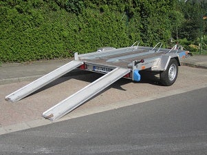 Motorradanhänger / Motorradtransporter / Smart-Transportanhänger / Quad Anhänger / für 3 drei große Motorräder 100 Kmh zulassung – 2