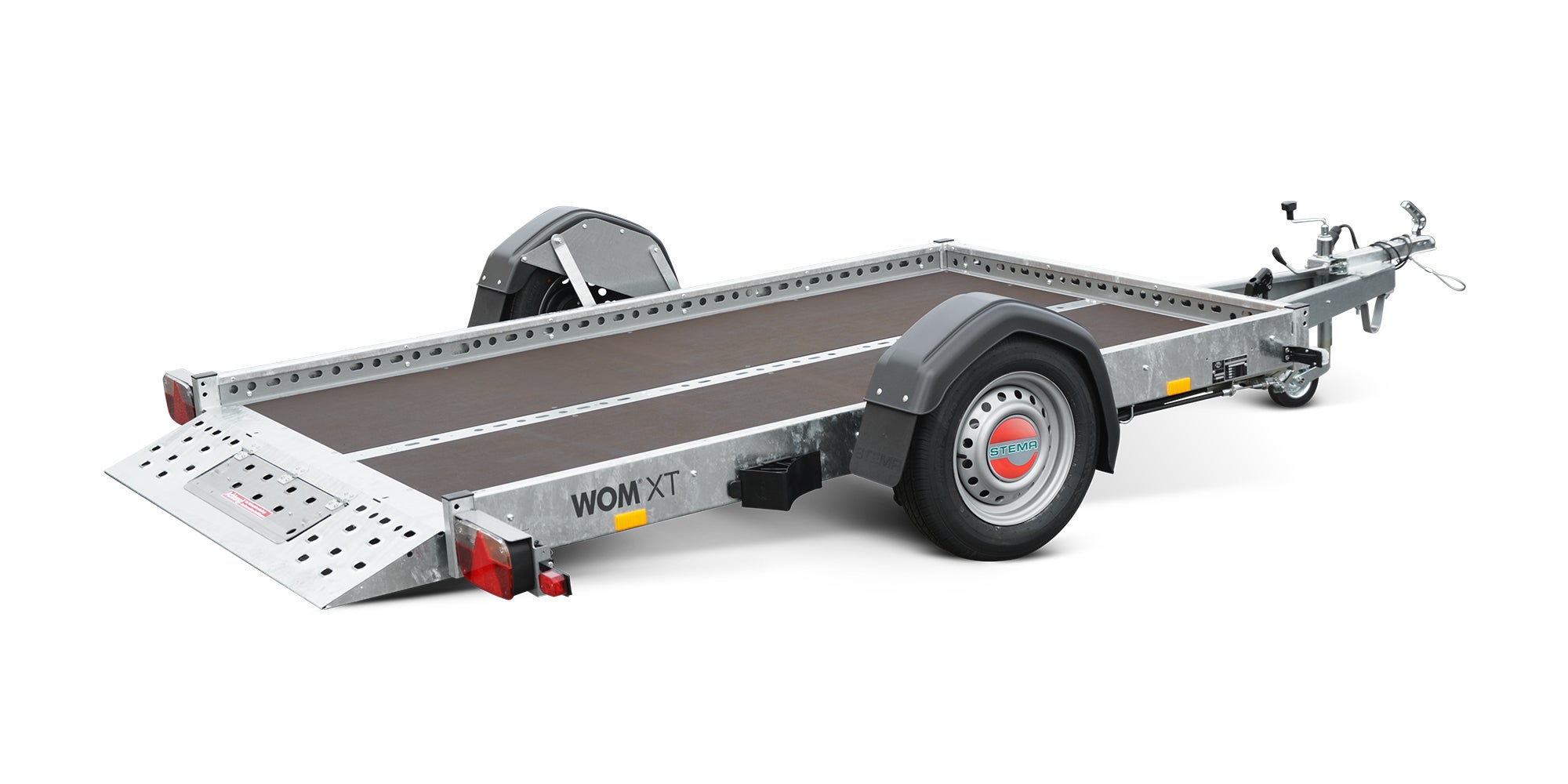 absenk-Motorradanhänger für 1 bis 2 Motorräder Gesamtgewicht 1300 kg – 3