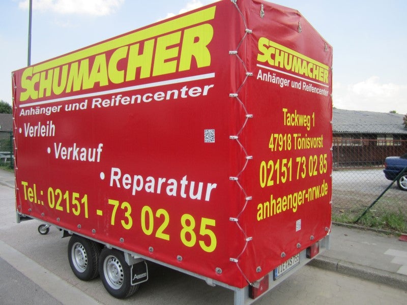Planen Anhänger / Umzugsanhänger / PKW Anhänger, 2700 kg – 2
