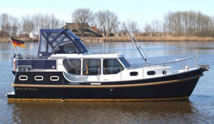 Motoryacht Seepferdchen 29 (Gruno 30) mieten – 2+2 Pers., ab Werder, ab 799 €/Woche
