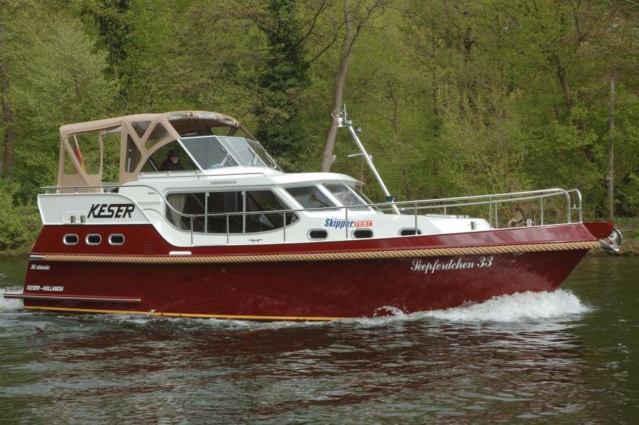 Motoryacht Seepferdchen 33 (Hollandia 38) mieten – 4+2 Pers., ab Werder, ab 1.349 €/Woche – 4