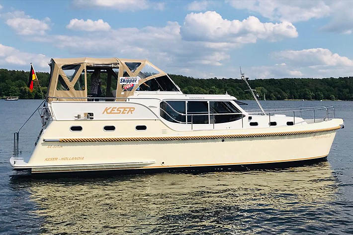 Motoryacht Seepferdchen 60 (Hollandia 44) mieten – 6 Pers., ab Müritz, ab 1.999 €/Woche