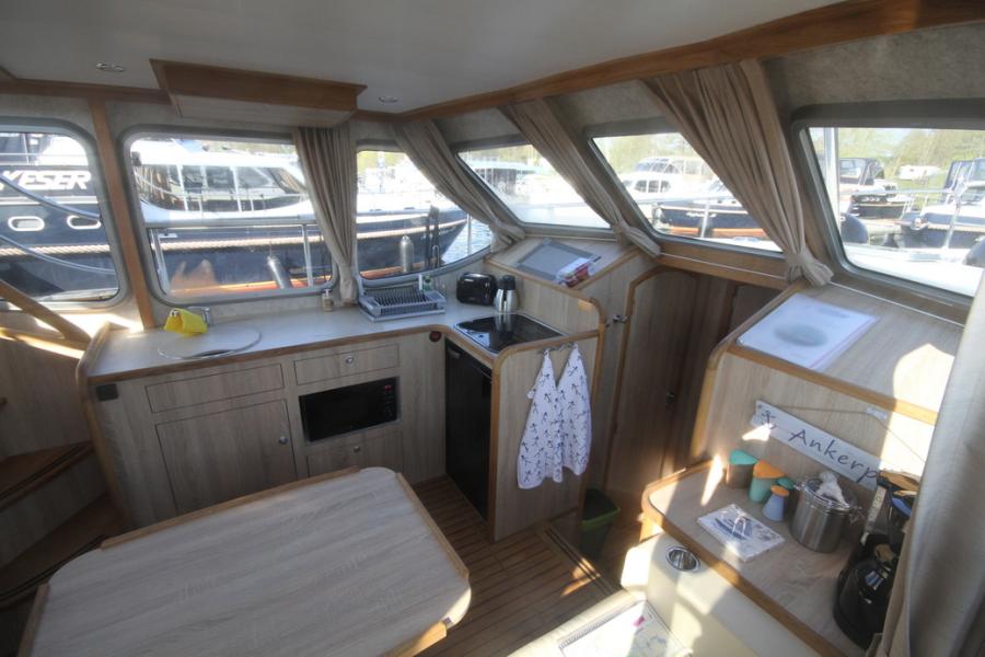 Motoryacht Seepferdchen 57 (Hollandia 38) mieten – 4-6 Pers., ab Müritz, ab 1.499 €/Woche – 2