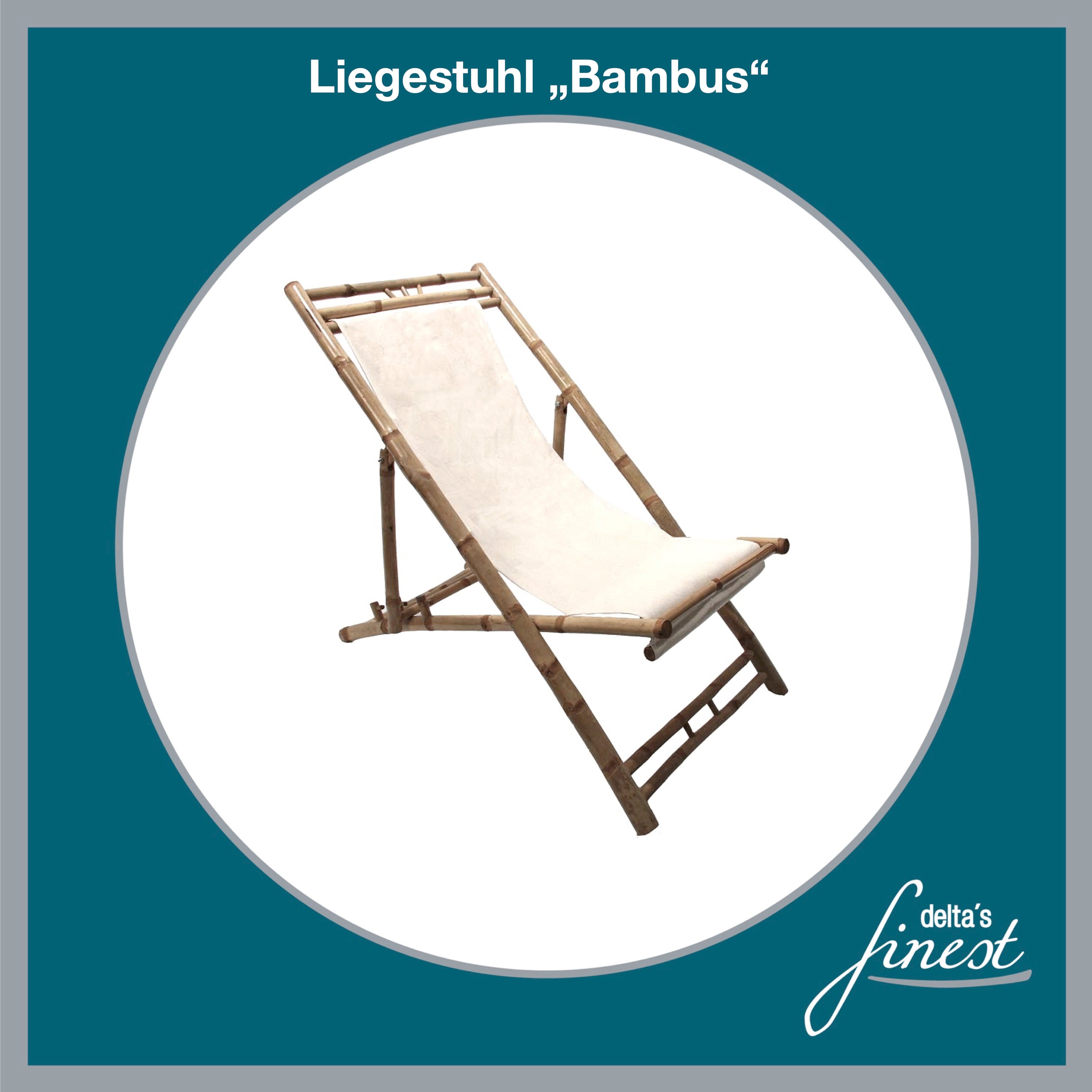 Strandliege // Beach-Liege // Liegestuhl // Bambusliege // Sonnenliege // Loungeliege – 2