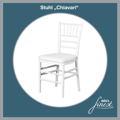 Stuhl Chiavari // Stuhl Tiffany // Hochzeitsstuhl // der stylische weiße Stuhl
