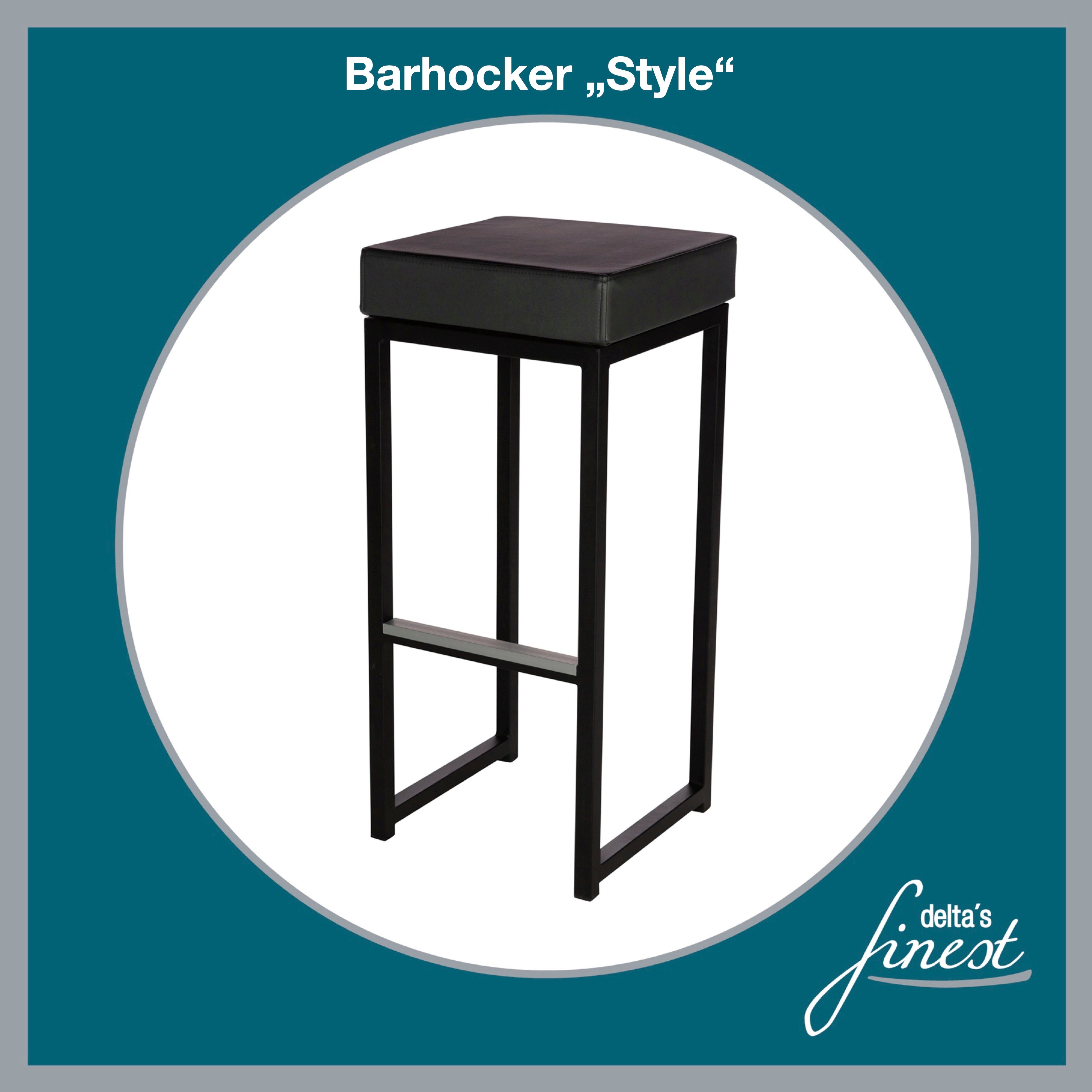 Barhocker "Style" Barstuhl, Tresenstuhl, Bar-Hocker , Bar-Chair- Messe-Stuhl, Lounge-Hocker