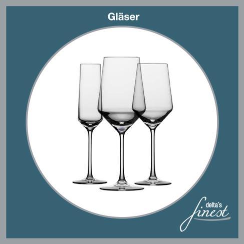 Gläser in verschiedenen Varianten / für jeden Anlass das perfekte Glas