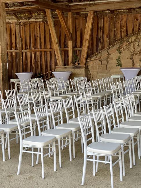 Stuhl Chiavari // Stuhl Tiffany // Hochzeitsstuhl // der stylische weiße Stuhl – 2