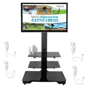 Wii Spielestation XXL mit Leinwand mieten bei Der Spassmacher