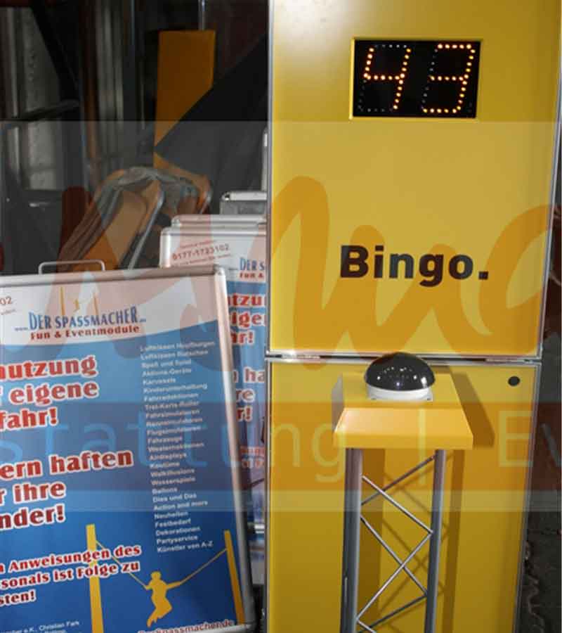 Elektro Bingo mieten bei Der Spassmacher