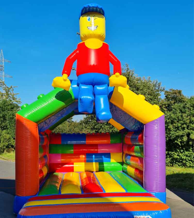 Hüpfburg Jonny mit Dach mieten bei Der Spassmacher