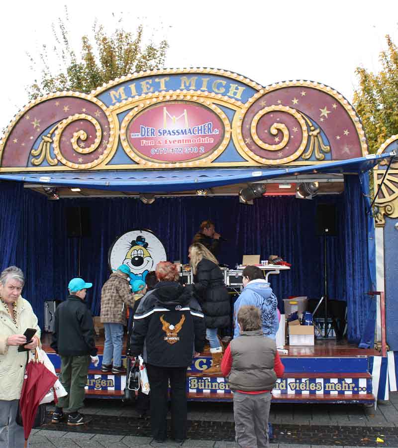 Mobile Bühne mieten bei Der Spassmacher