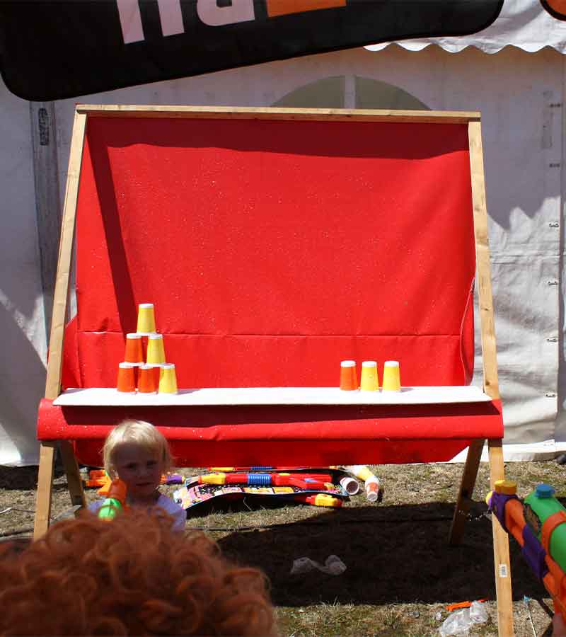 Dosenwurfstand klassik mieten bei Der Spassmacher