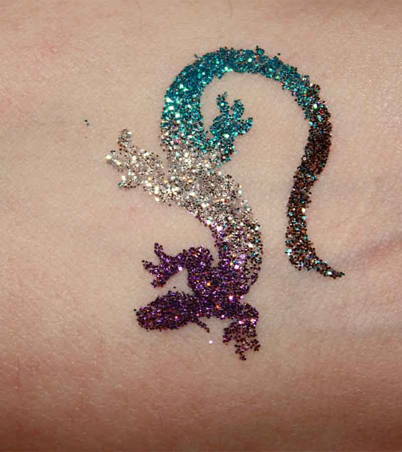 Glitzertattoos (inkl. 1 Betreuer) mieten bei Der Spassmacher