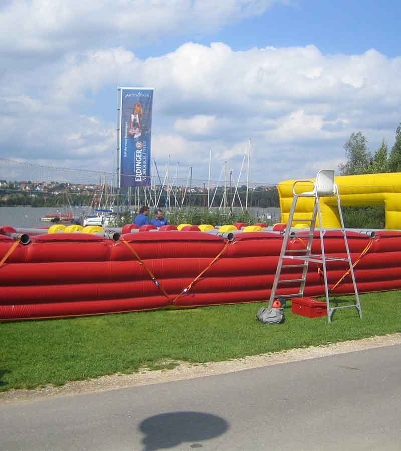 Fussball Menschenkicker XXL Luftboden mieten bei Der Spassmacher