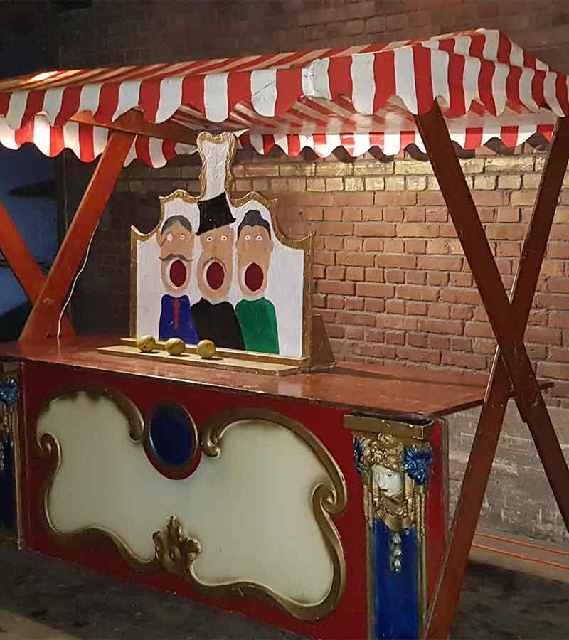 Nostalgisches Mundwerfen mieten bei Der Spassmacher