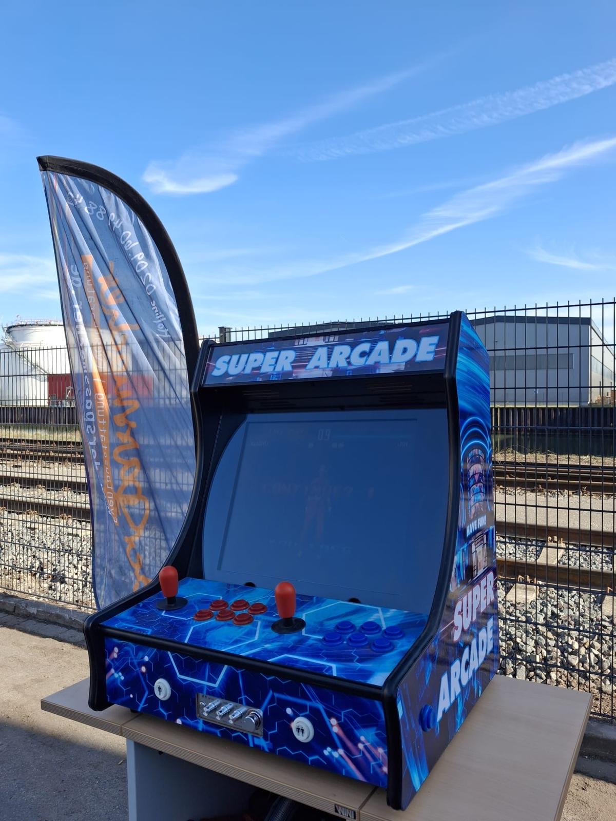 Retro Arcadeautomat Tischgerät mieten bei Der Spassmacher