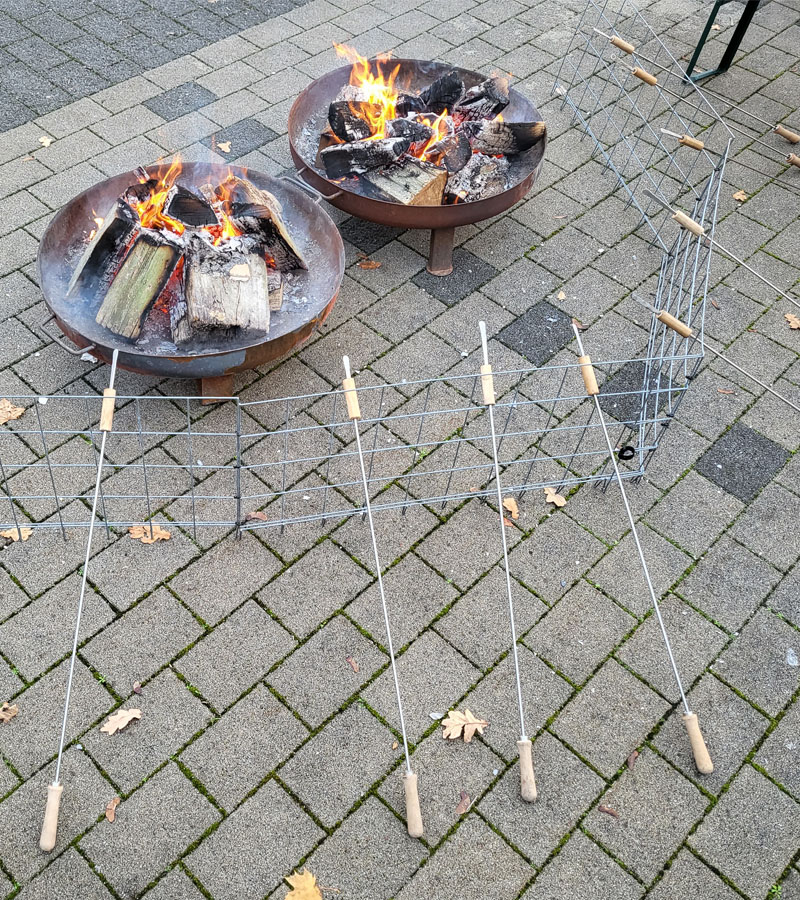 Feuerschale 1,20 Meter Durchmesser mieten bei Der Spassmacher