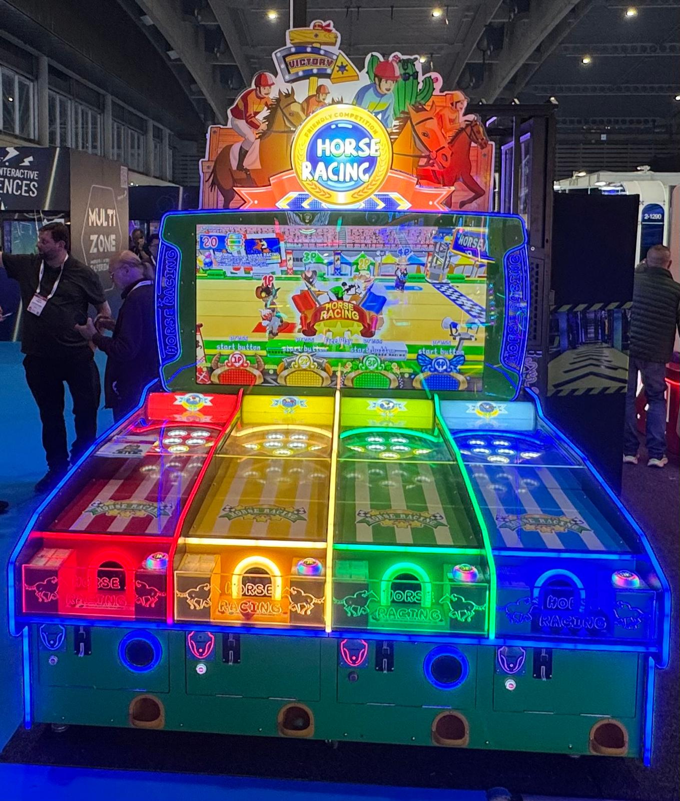 Western Derbyrennen Interaktiv mit 75 Zoll Display mieten bei Der Spassmacher