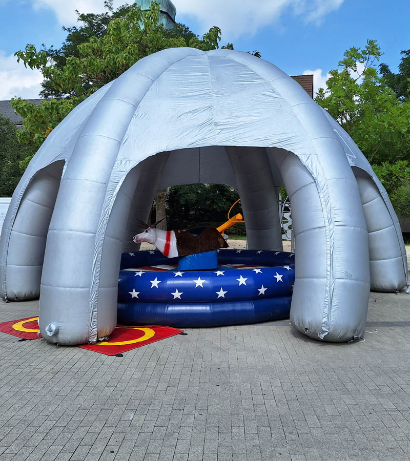 Air Dome aufblasbares Zelt mieten bei Der Spassmacher