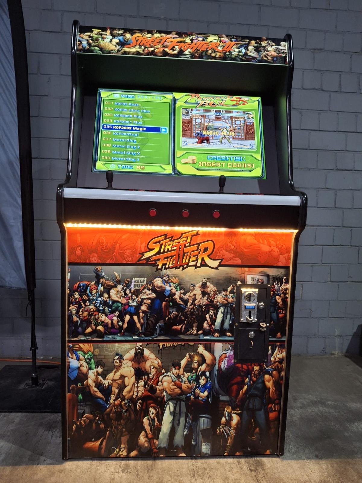 Retro Arcadeautomat Standgerät mieten bei Der Spassmacher