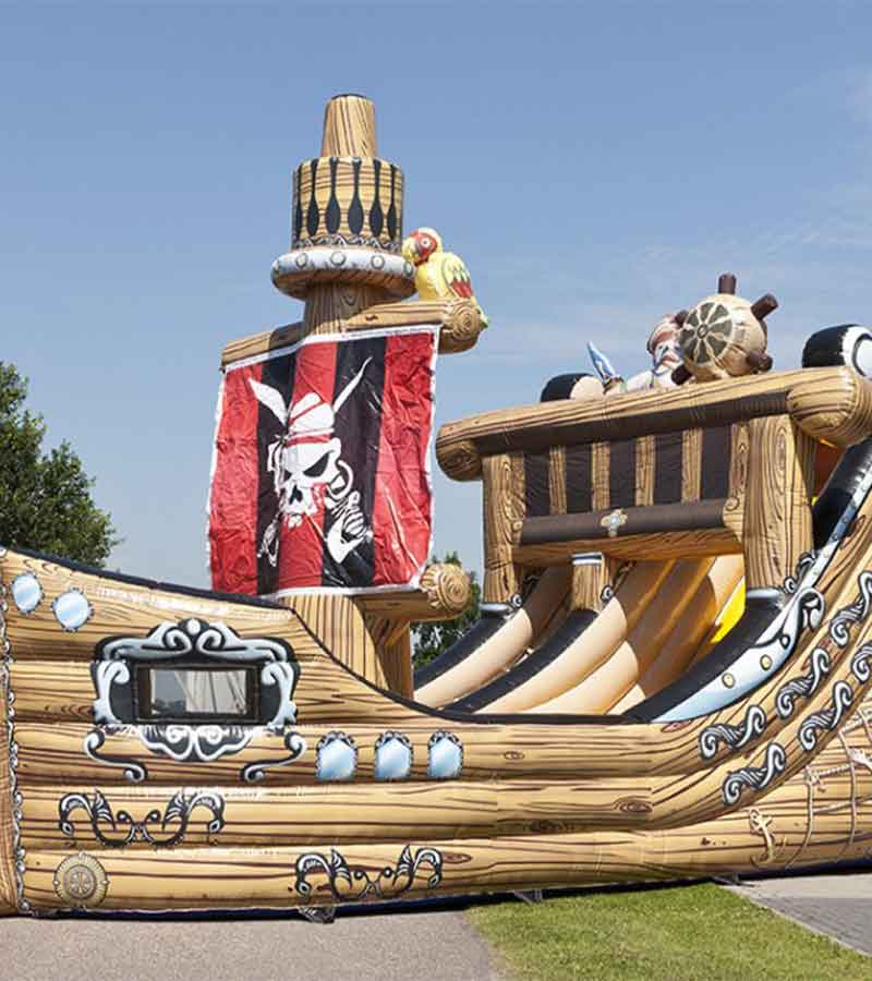 Hüpfburg Piratenschiff mieten bei Der Spassmacher