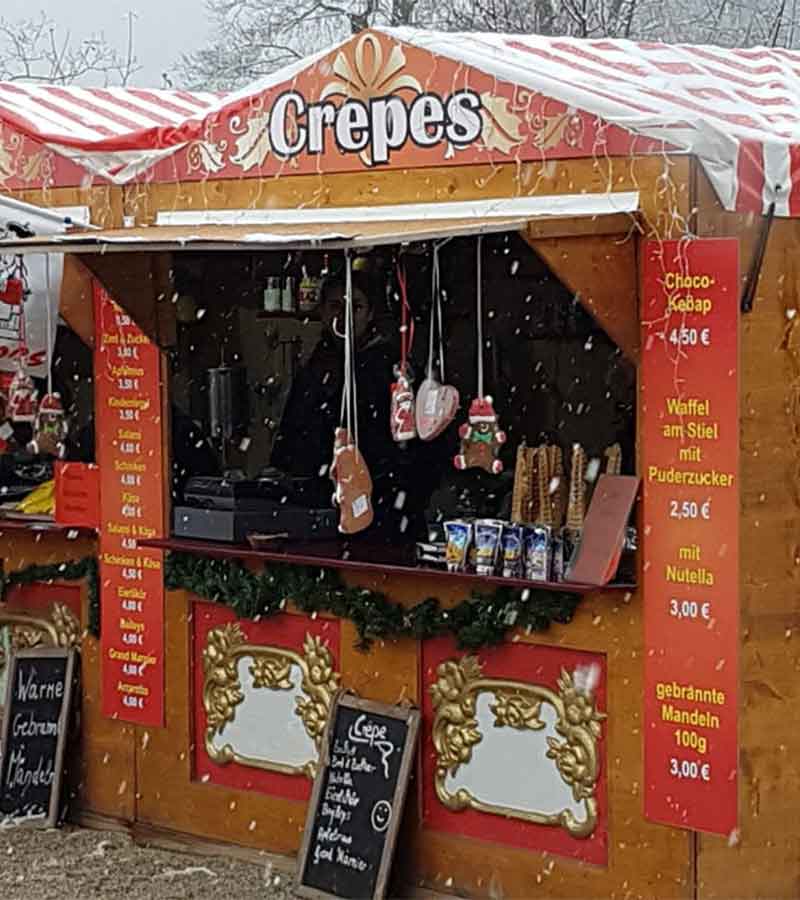 Herz Waffeln im Marktstand mieten bei Der Spassmacher