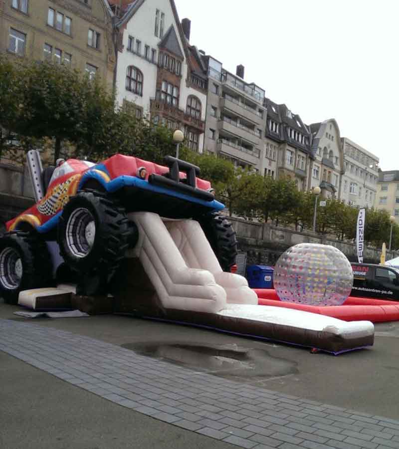 Hüpfburg Monster Truck mieten bei Der Spassmacher