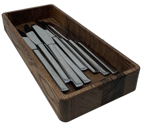 Besteckkiste aus Holz, 30x13x5cm – 2
