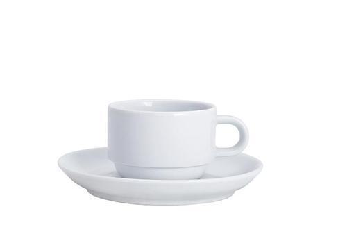 Tasse - Kaffeetasse mit Untertasse, 0,16l - Kahla - Serie System Plus - inkl. Reinigung