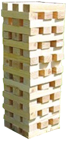 Mega Wackelturm "Jenga"