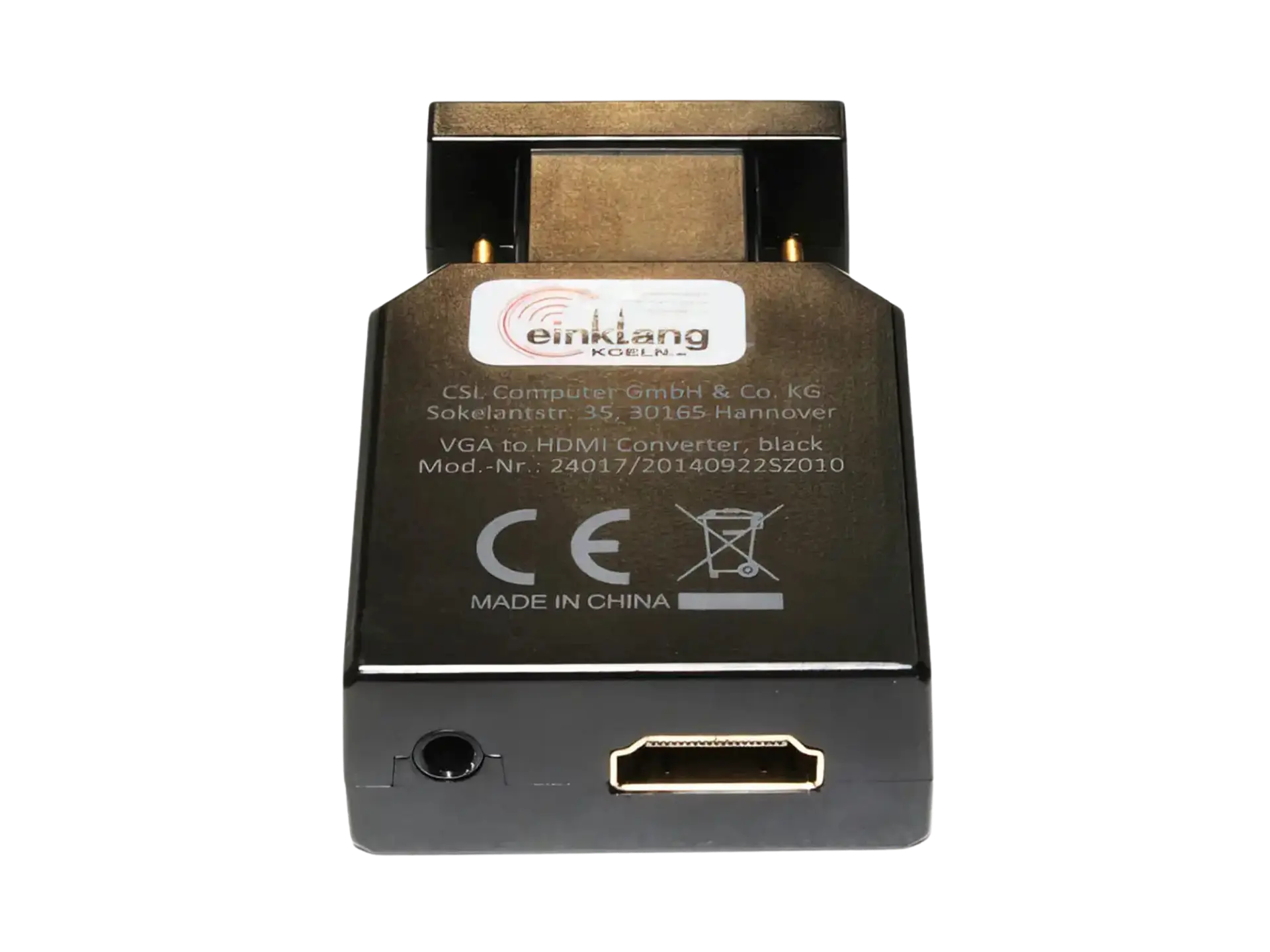 VGA - HDMI Konverter CSL mieten – Videotechnik für Events in Köln