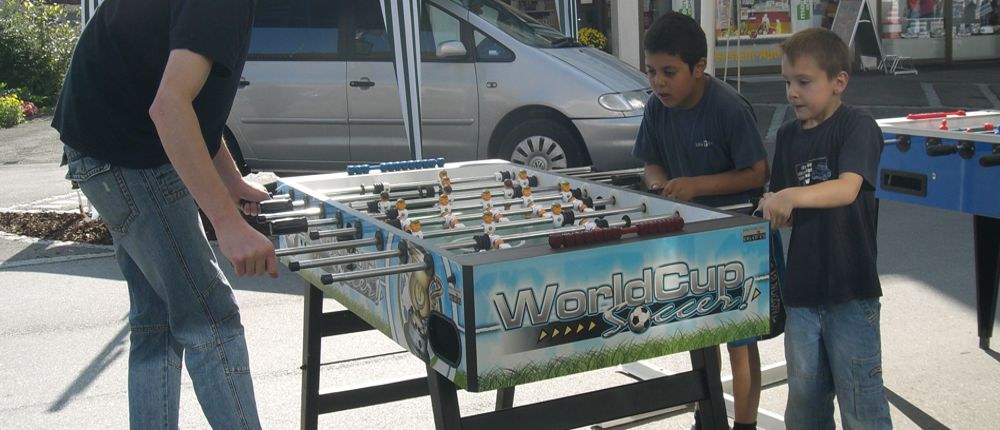 Tischkicker Champion mieten in Blaustein